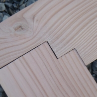 Planung, Aufbau und Fertigstellung einer L-Terrasse.